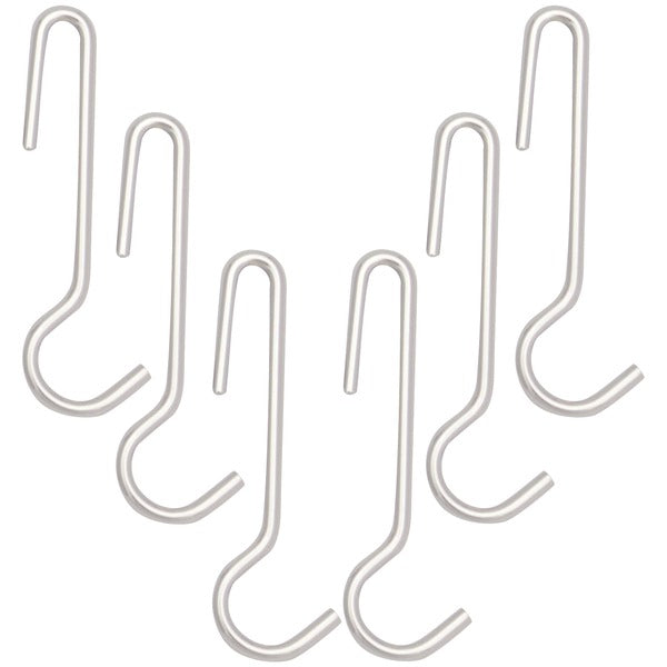 POT RACK HOOKS 6PK CHROME